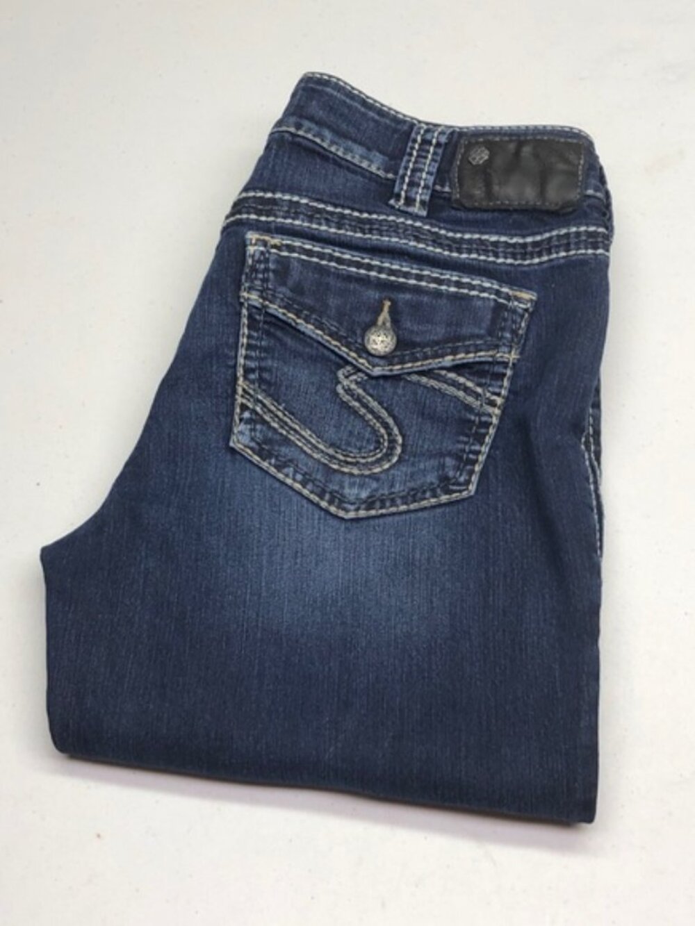 SILVER SUKI SKINNY JEANS 32x31 ⭐️